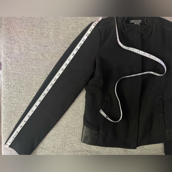 Vince Black Tailored Blazer Cropped Jacket - Picture 15 of 16